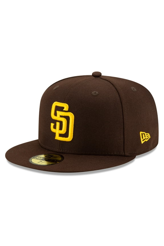 Men's New Era Brown San Diego Padres Authentic Collection On-Field 59FIFTY Fitted Hat