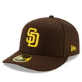 thumbnail image 1 of Men's New Era Brown San Diego Padres Authentic Collection On-Field Low Profile 59FIFTY Fitted Hat, 1 of 5