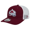 thumbnail image 1 of Men's New Era Burgundy Colorado Avalanche Core Trucker 9SEVENTY Stretch-Snap Hat, 1 of 6