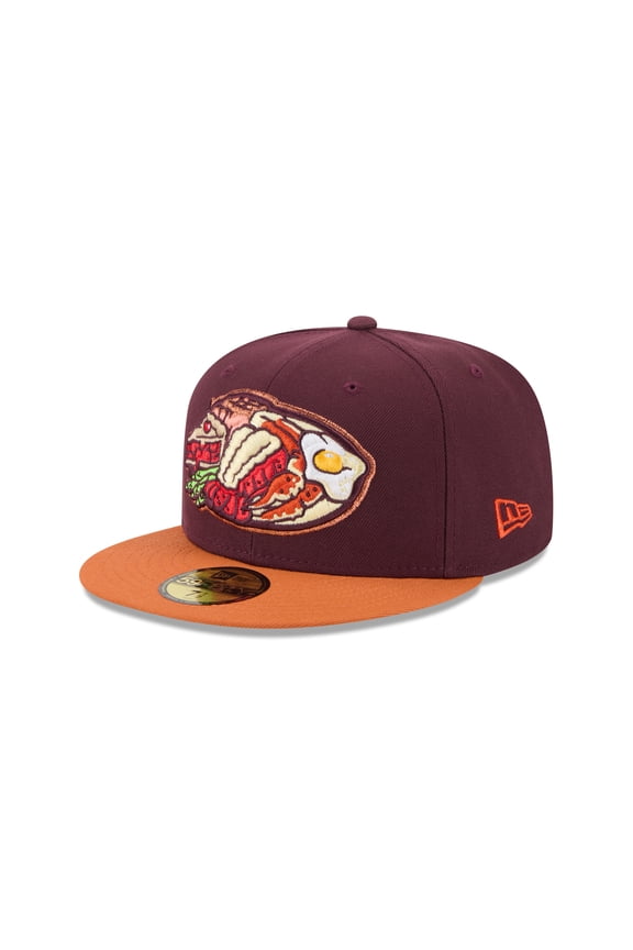 Men's-New Era Burgundy Las Vegas Aviators Theme Nights 59FIFTY Fitted Hat
