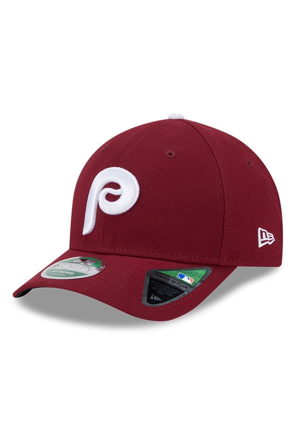 Men's New Era Burgundy Philadelphia Phillies Player Replica 9FORTY Adjustable Hat