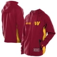 thumbnail image 1 of Men's New Era  Burgundy Washington Commanders Combine Authentic Raglan Scuba Full-Zip Hoodie, 1 of 5