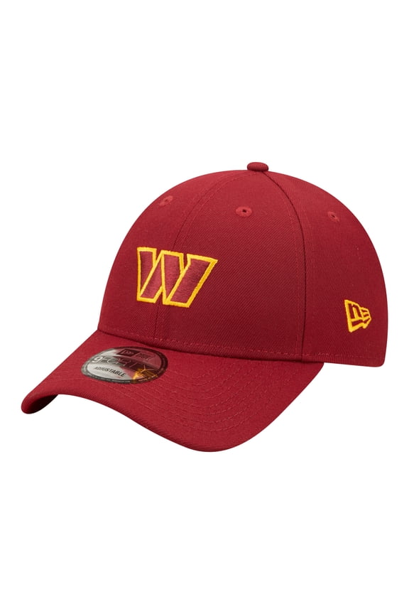 Men's New Era Burgundy Washington Commanders Core Team 9FORTY Adjustable Hat
