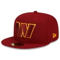 thumbnail image 1 of Men's New Era Burgundy Washington Commanders Team Basic 59FIFTY Fitted Hat, 1 of 6