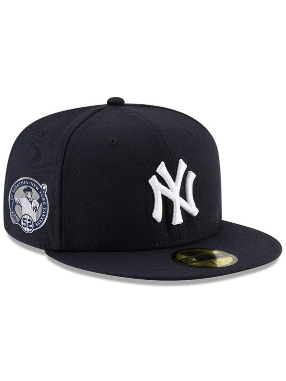 Men's New Era CC Sabathia Navy New York Yankees Number Retirement Authentic Collection On-Field 59FIFTY Fitted Hat