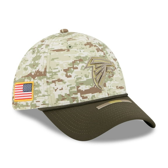 Men's New Era Camo Atlanta Falcons 2025 Salute to Service 39THIRTY Flex Hat