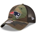 thumbnail image 1 of Men's New Era Camo/Black New England Patriots Basic 9TWENTY Trucker Snapback Hat, 1 of 5