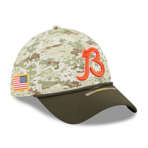 Men's New Era Camo Chicago Bears 2025 Salute to Service 39THIRTY Flex Hat