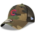 thumbnail image 1 of Men's New Era Camo Chicago Cubs Trucker 9TWENTY Snapback Hat, 1 of 5