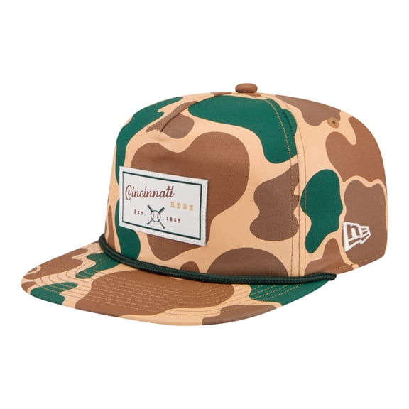Men's New Era Camo Cincinnati Reds Duck 19TWENTY Adjustable Hat