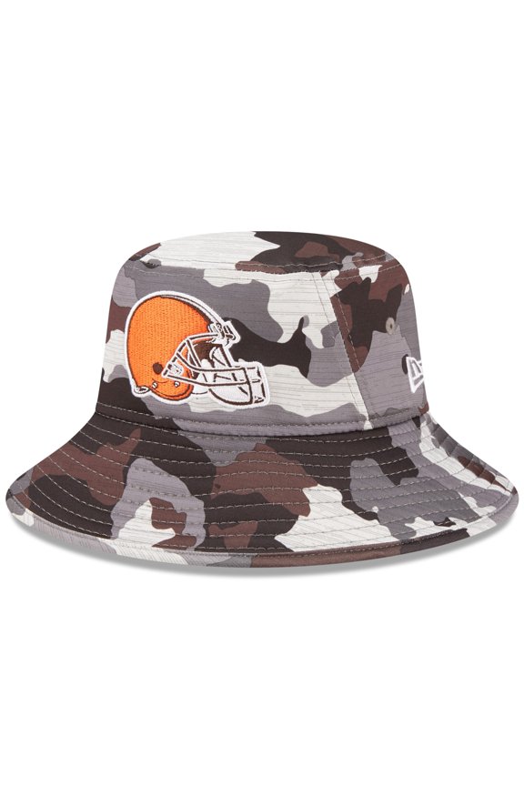 Men's New Era Camo Cleveland Browns 2022 NFL Training Camp Official Bucket Hat