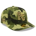thumbnail image 1 of Men's New Era Camo Kansas City Royals 2022 Armed Forces Day On-Field Low Profile 59FIFTY, 1 of 6