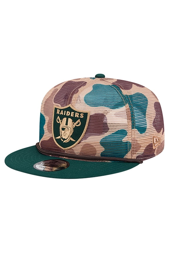 Men's New Era Camo Las Vegas Raiders Duck Camo 9FIFTY Snapback Hat