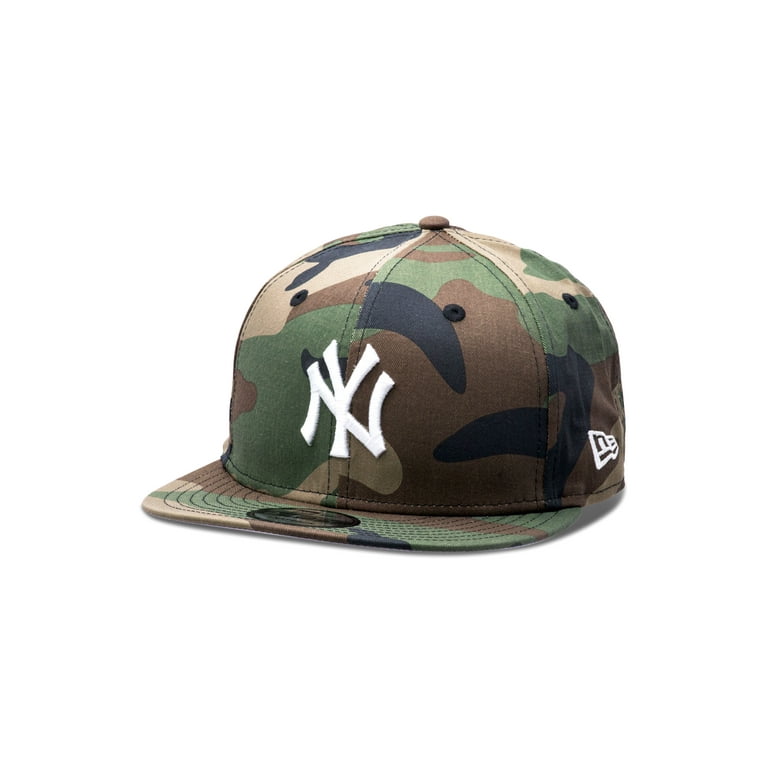 【New Era】 ★ MLB New York Yankees Basic Camo Ball Cap ★ Men's New Era Camo New York Yankees Basic 9FIFTY Snapback
