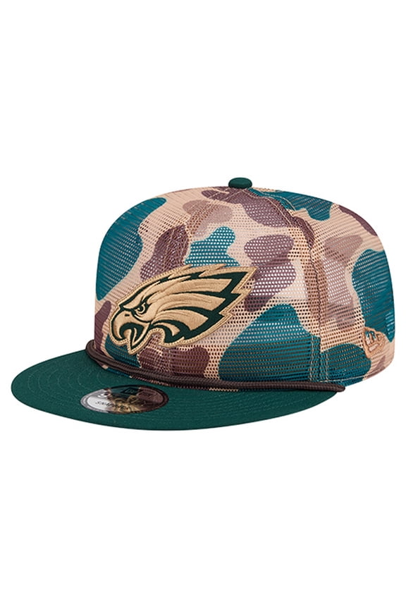 Men's New Era Camo Philadelphia Eagles Duck Camo 9FIFTY Snapback Hat