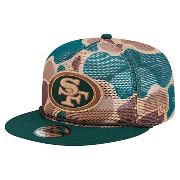 Men's New Era Camo San Francisco 49ers Duck Camo 9FIFTY Snapback Hat