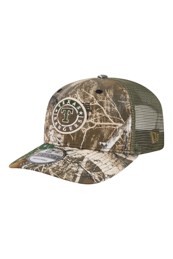 Men's New Era Camo Texas Rangers Realtree 9SEVENTY Adjustable Hat