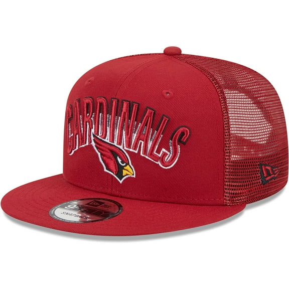 Men's New Era Cardinal Arizona Cardinals Grade Trucker 9FIFTY Snapback Hat