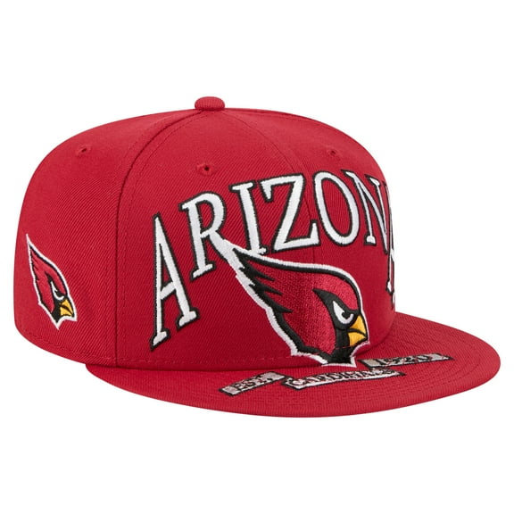Men's New Era Cardinal Arizona Cardinals Oversized 59FIFTY Fitted Hat