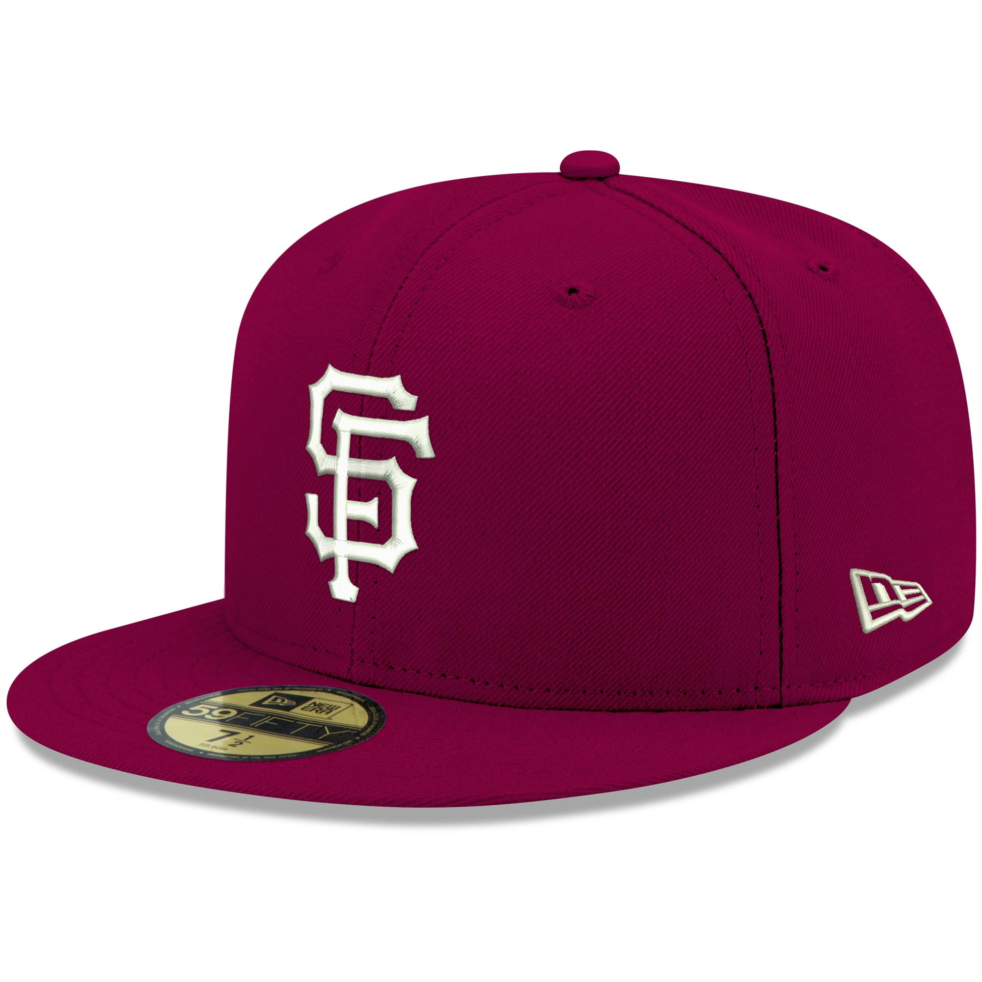 Men's New Era San Francisco Giants White On 59FIFTY Fitted Hat