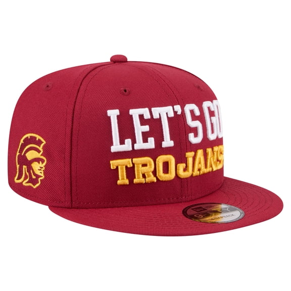 Men's New Era  Cardinal USC Trojans Go Team 9FIFTY Snapback Hat