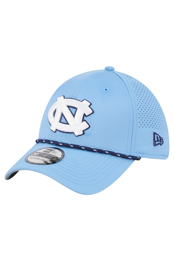 Men's New Era  Carolina Blue North Carolina Tar Heels Rope 39THIRTY Flex Hat