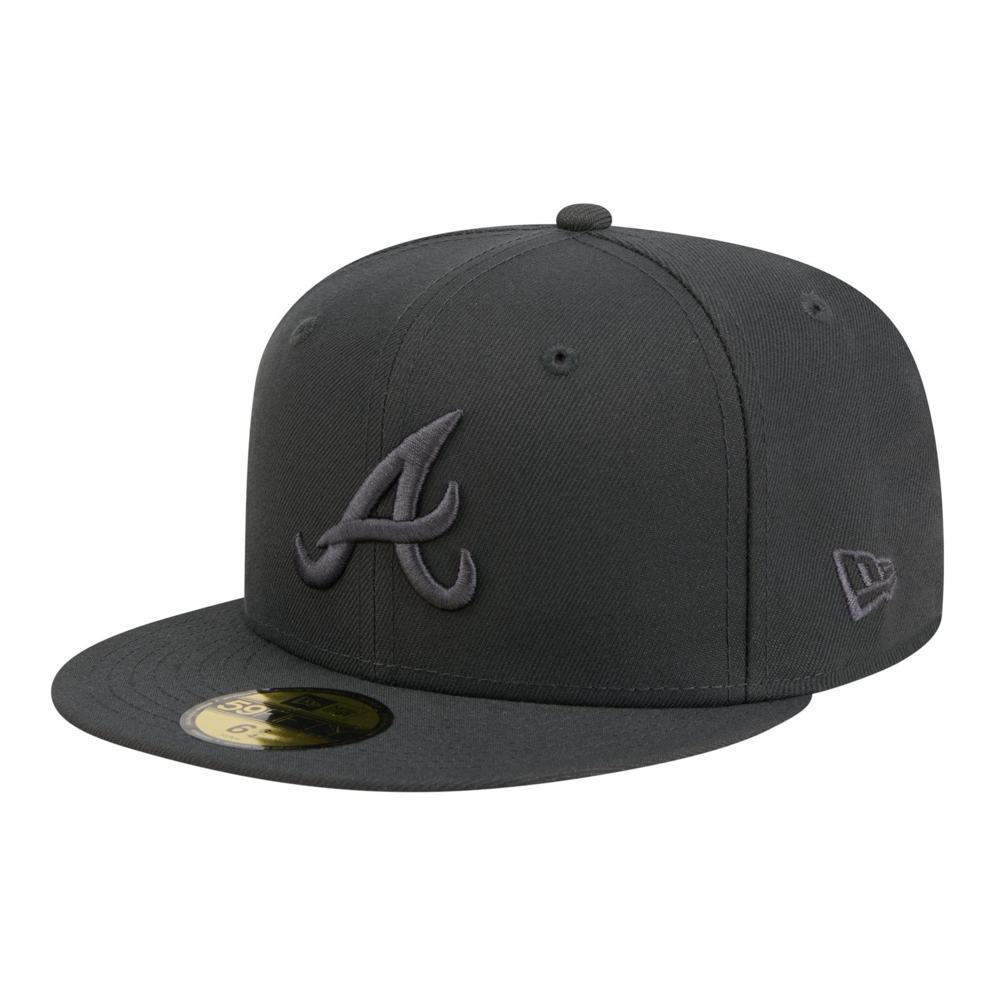 Men's New Era Charcoal Atlanta Braves Color Pack 59FIFTY Fitted Hat ...