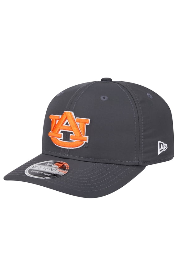 Men's New Era Charcoal Auburn Tigers 9SEVENTY Stretch-Snap Hat