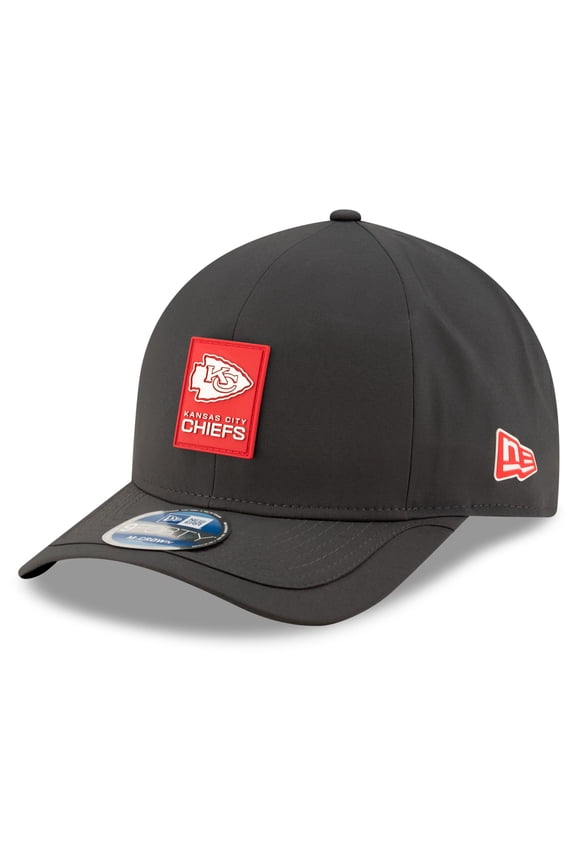 Men's New Era Charcoal Kansas City Chiefs 2025 Sideline Cold Weather 9FORTY M-Crown Adjustable Hat