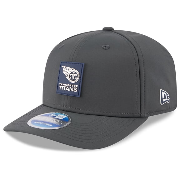 Men's New Era Charcoal Tennessee Titans 2025 Sideline Cold Weather 9SEVENTY Adjustable Hat