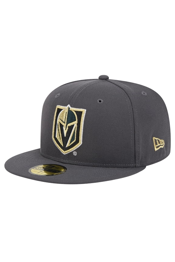 Men's New Era  Charcoal Vegas Golden Knights Core 59FIFTY Fitted Hat