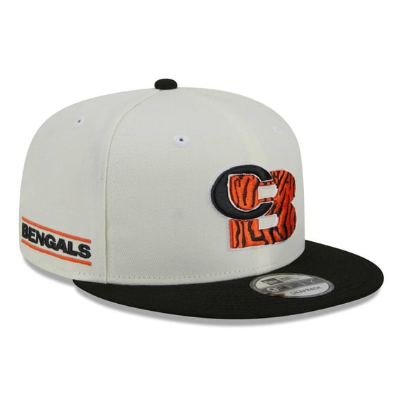 Men's New Era Cream/Black Cincinnati Bengals City Originals 9FIFTY Snapback Hat