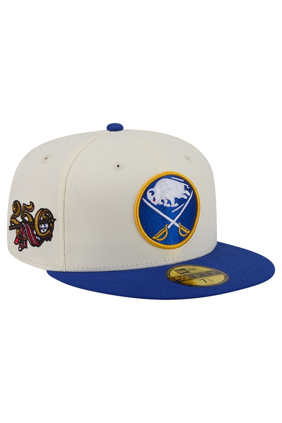 Men's New Era Cream Buffalo Sabres 250th Anniversary of the United States Two-Tone 59FIFTY Fitted Hat