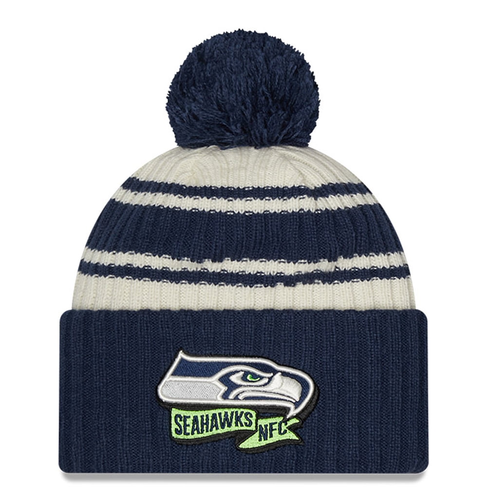 Men's New Era Cream/College Navy Seattle Seahawks 2022 Sideline