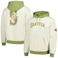thumbnail image 1 of Men's New Era Cream/Green Seattle Mariners Color Pop Pullover Hoodie, 1 of 3