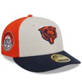 Men's New Era Cream/Navy Chicago Bears 2023 Sideline Historic Low