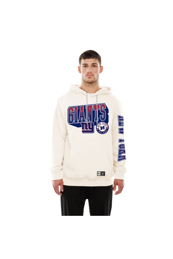 Men's New Era Cream New York Giants Dune Dust Hoodie