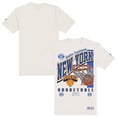 thumbnail image 1 of Men's New Era  Cream New York Knicks Oversized City Edition Remix Vintage T-Shirt, 1 of 3
