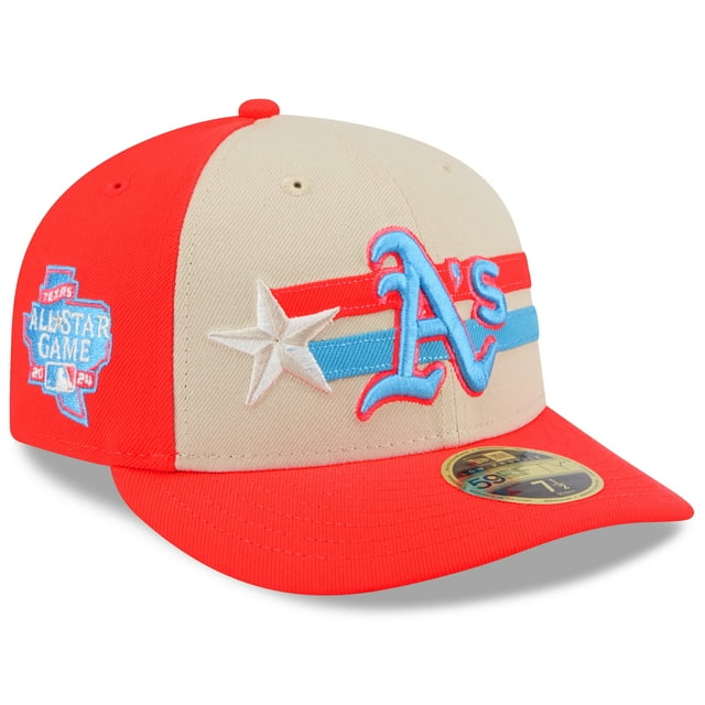 Men's New Era Cream Oakland Athletics 2024 MLB All-Star Game Low ...