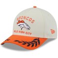 thumbnail image 1 of Men's New Era Cream/Orange Denver Broncos 2025 NFL Draft 9FORTY A-Frame M-Crown Adjustable Hat, 1 of 5