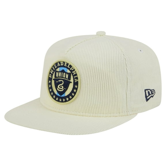 Men's-New Era  Cream Philadelphia Union 2025 Kickoff Snapback Golfer Hat