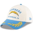 thumbnail image 1 of Men's New Era  Cream/Powder Blue Los Angeles Chargers 2025 NFL Draft 39THIRTY Flex Hat, 1 of 5