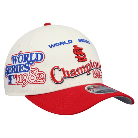 Men's New Era Cream/Red St. Louis Cardinals World Series 9FORTY M-Crown Adjustable Hat