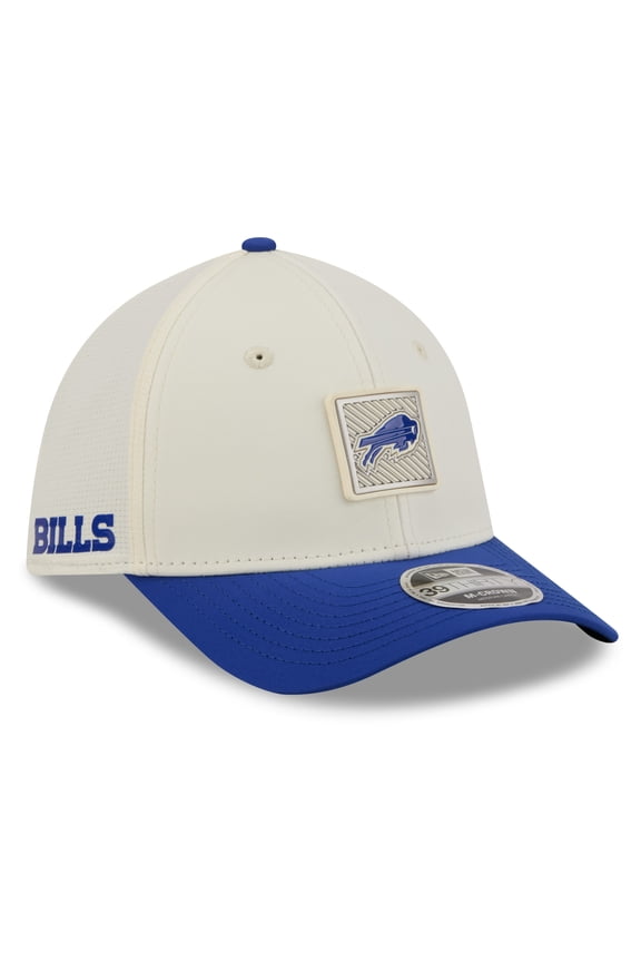 Men's New Era  Cream/Royal Buffalo Bills 2026 NFL Training Camp 39THIRTY Flex Hat