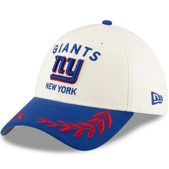 Men's New Era Cream/Royal New York Giants 2025 NFL Draft 39THIRTY Flex Hat