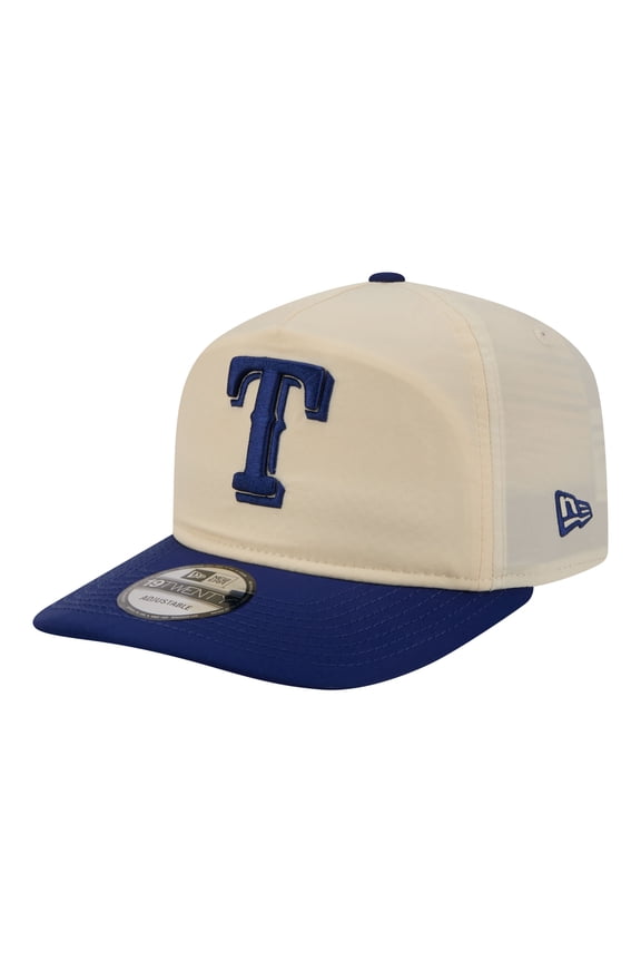 Men's New Era Cream/Royal Texas Rangers Everyday 19TWENTY Adjustable Hat