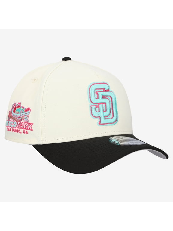 Men's New Era Cream San Diego Padres Stadium Chrome 9FORTY A-Frame Adjustable Hat