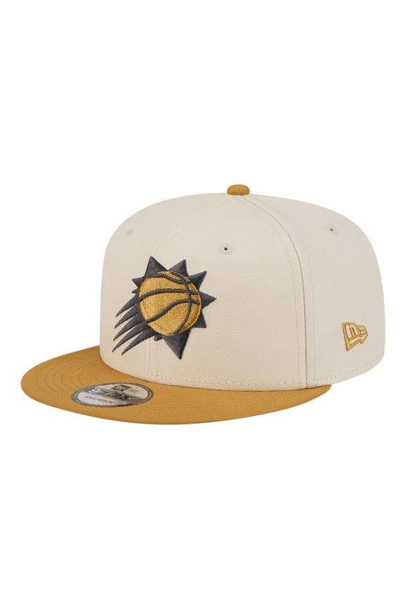 Men's New Era  Cream/Tan Phoenix Suns Two-Tone Color Pack 9FIFTY Snapback Hat