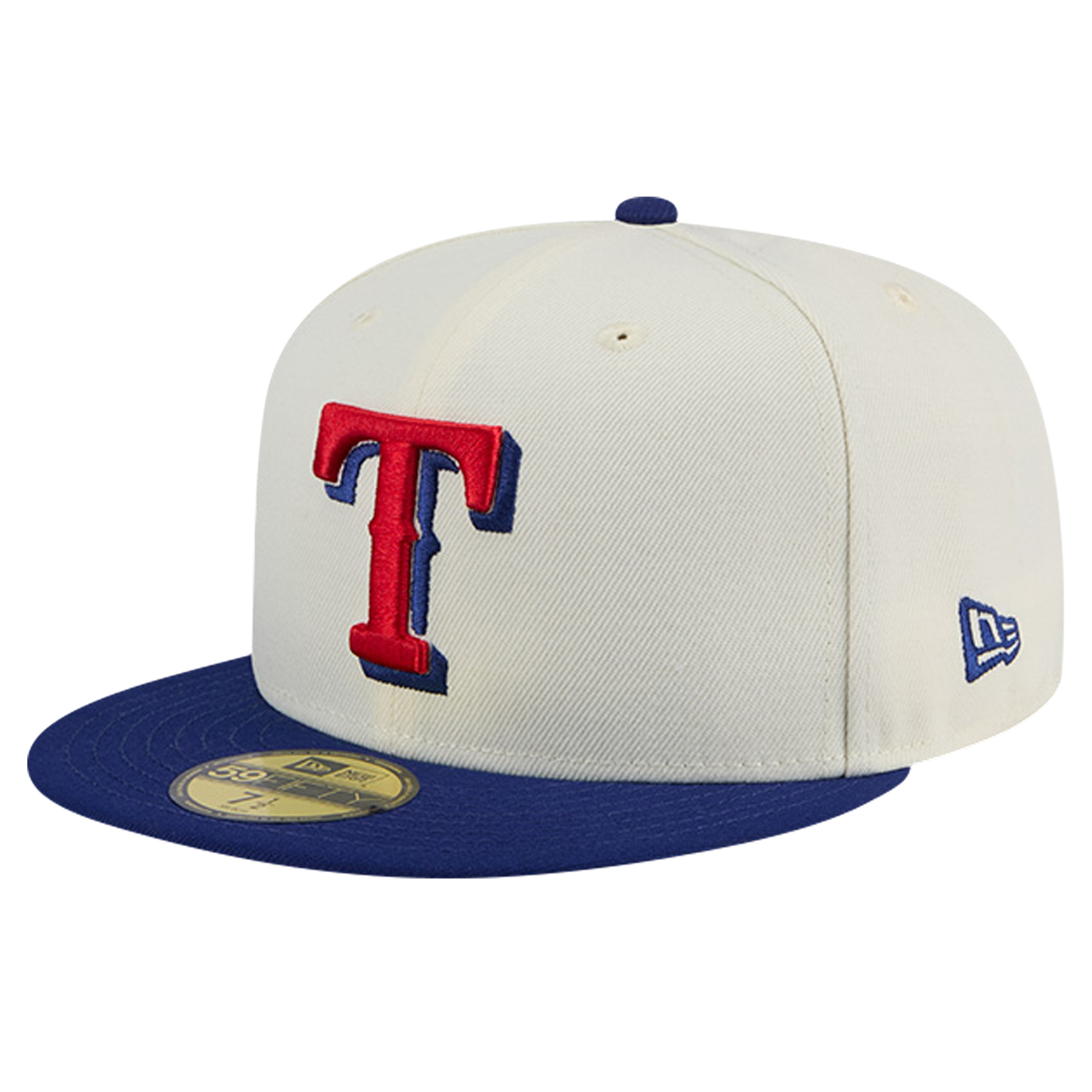 Men's New Era Cream Texas Rangers Chrome 59FIFTY Fitted Hat - Walmart.com