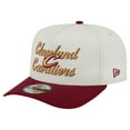 thumbnail image 1 of Men's New Era Cream/Wine Cleveland Cavaliers Chainstitch 9FIFTY A-Frame Snapback Hat, 1 of 5